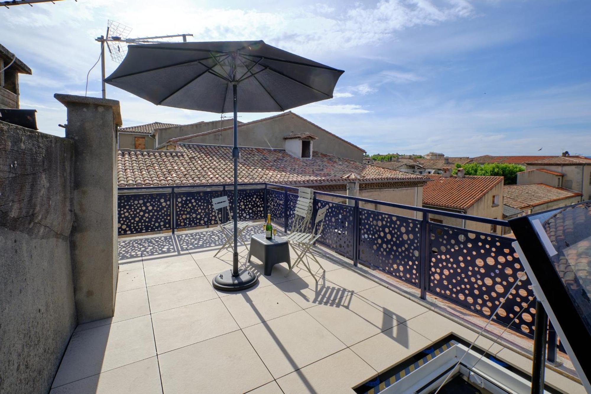 カルカソンヌMon Toit Carcassonnais •Hypercentre •Terrasse •Vueアパートメント エクステリア 写真
